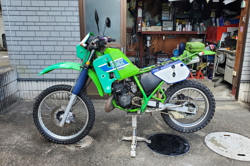 Kawasaki KMX200」(整備記録 ①): K'sの部屋へようこそ!