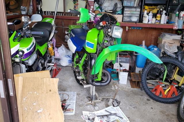 Kawasaki KMX200」(整備記録 ③): K'sの部屋へようこそ!