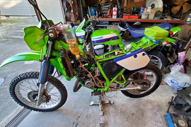 Kawasaki KMX200」(修理記録 ⑨): K'sの部屋へようこそ!