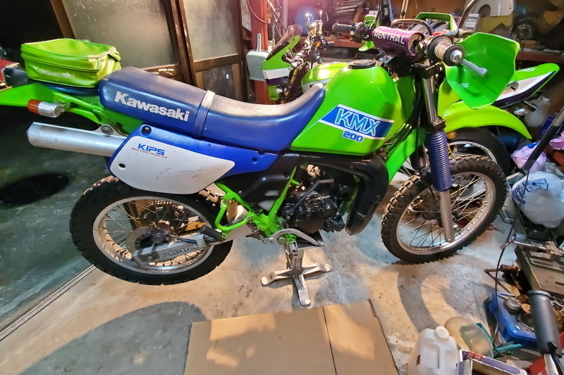 Kawasaki KMX200」(修理記録 ⑫): K'sの部屋へようこそ!